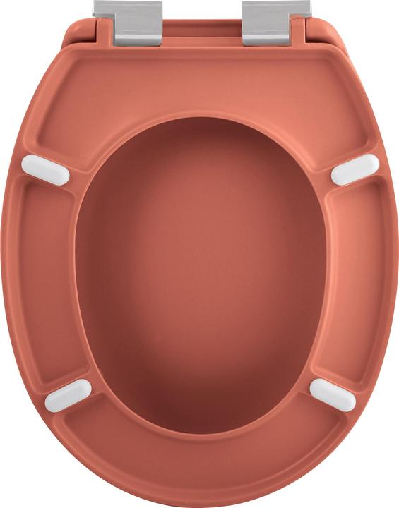 Actual product image spirella Toilet seat Neela Terracotta matt