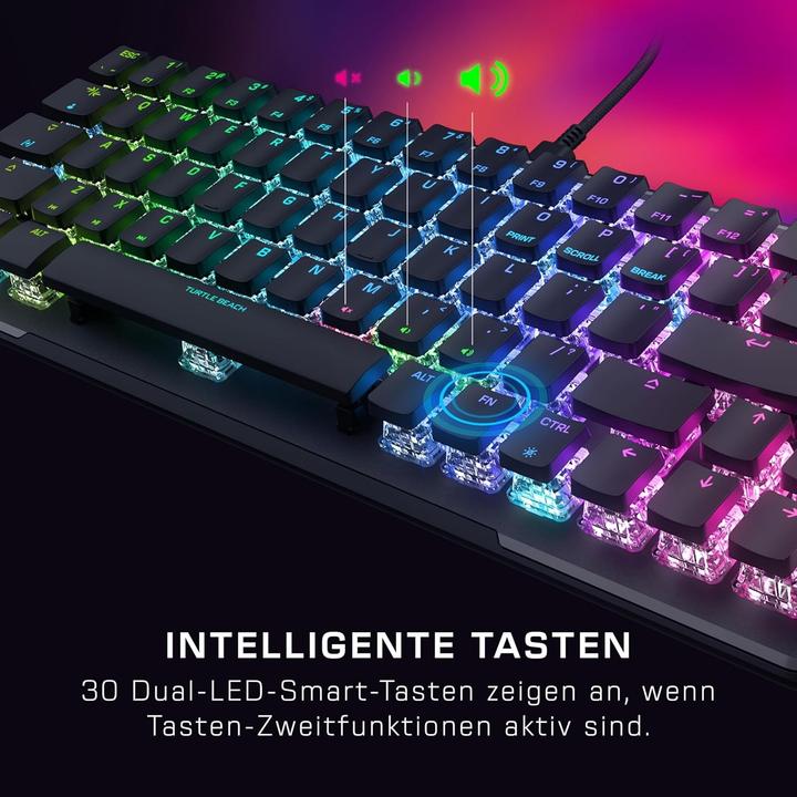 Actual product image Turtle Beach Vulcan II Mini Black, Red Switch, DE Layout (DE, Cable)