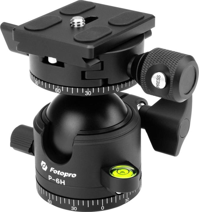 Actual product image Fotopro P 6H tripod head (Spherical head)