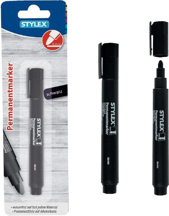 Image du produit Toppoint Marqueur permanent-noir (1x)