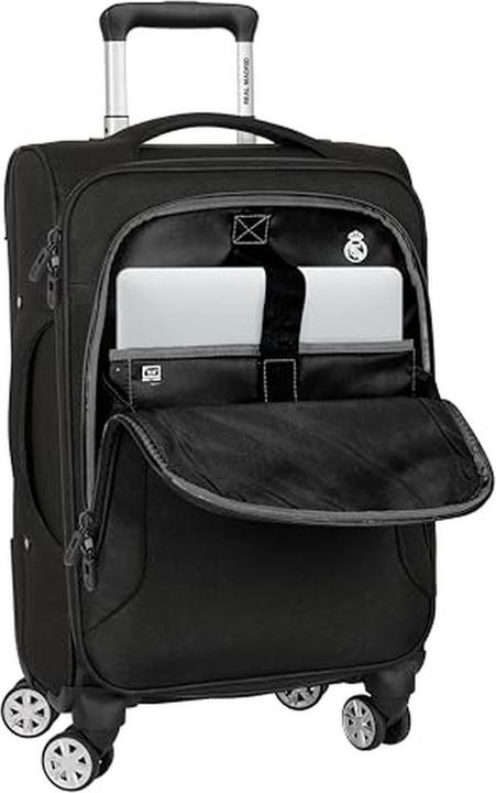 Produktbild Real Madrid CF Kabinentrolley Real Madrid C.F. Premium Schwarz 20" 35 x 51 x 20 cm