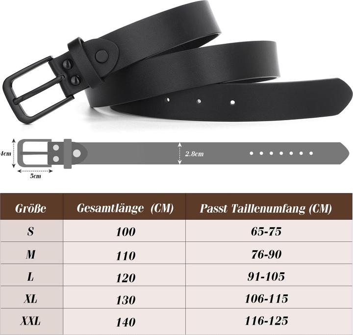 Produktbild Only-Bags.Store Ledergürtel Modegürtel (100)