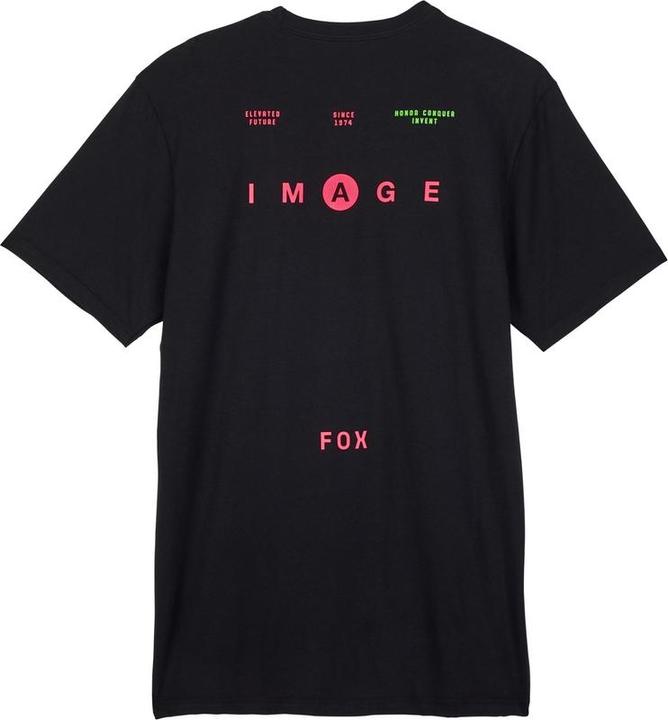 Actual product image Fox Tee 24 Image Prem Ss Blk (M)