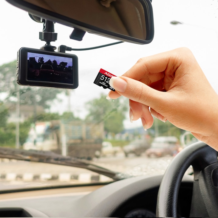 Actual product image Adata High Endurance 512 GB microSDXC (UHS-I U3, Class 10, V30, A2) (512 GB, microSDXC, U3, UHS-I)