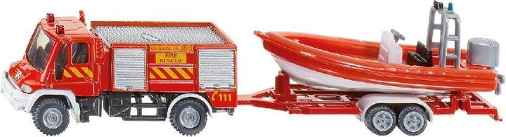 Immagine prodotto Siku Vigili del fuoco dell'Unimog con barca