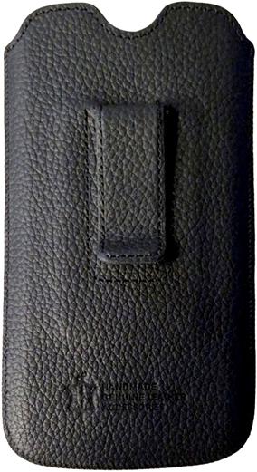 Produktbild Mike Galeli Pouch-Style Echtleder mit Gürtelclip Pat 6.1 black (Samsung Galaxy Xcover 4)