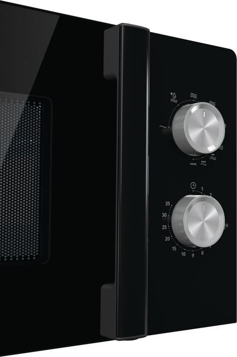 Actual product image Gorenje MO20E2BH Microwave Oven, Free Standing, Capacity 20 L, Power 800 W, No Ddisplay, Black (20 l)