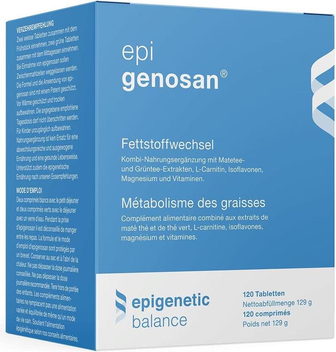 Nutritional values and ingredients Epigenosan LCarnitine Mate (180 Piece, Pills, 114.20 g)