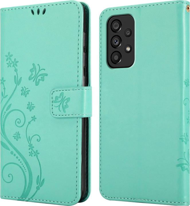 Produktbild Cadorabo Flower Book Hülle für Samsung Galaxy A53 5G (Samsung Galaxy A53 5G)