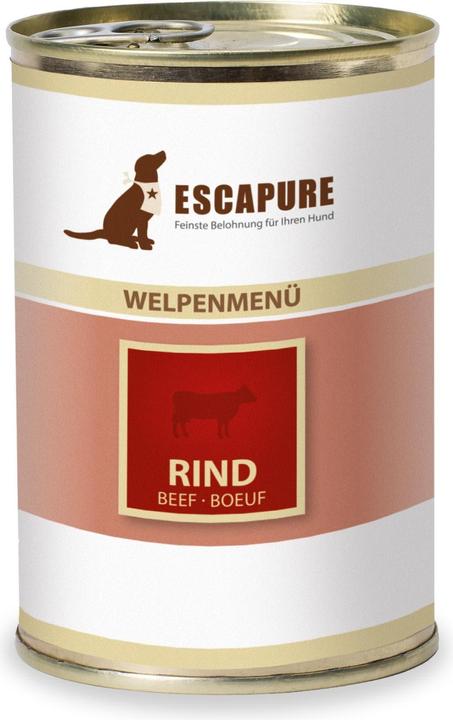 Immagine prodotto Escapure Menu cucciolo di manzo (Cucciolo + gattino, 1 pz., 400 g)