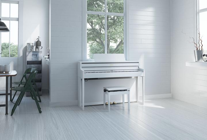 Actual product image Roland HP704 digital piano White