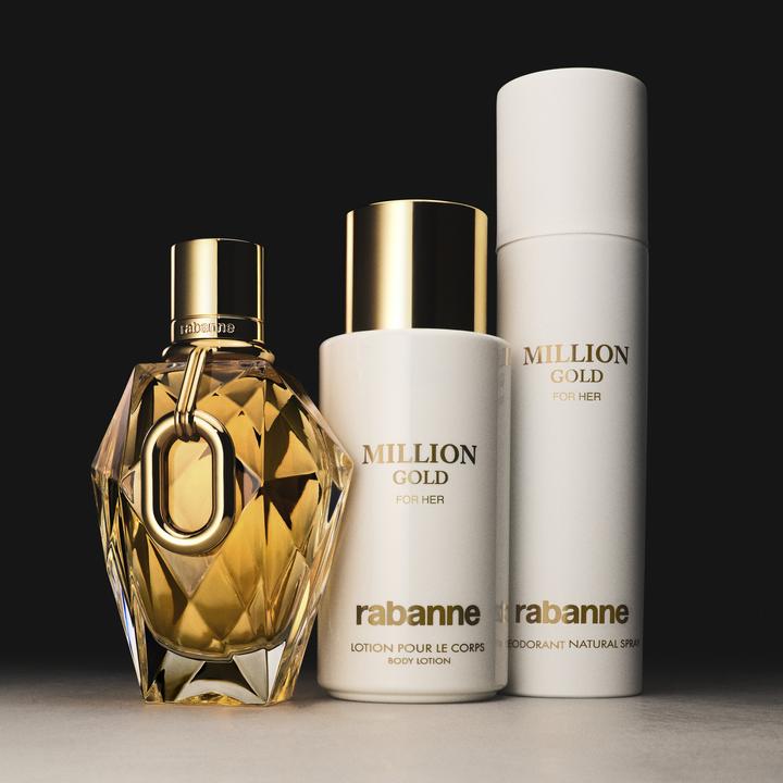 Actual product image Paco Rabanne Million Gold For Her Spray Deodorant 150ml (Spray, 150 ml)