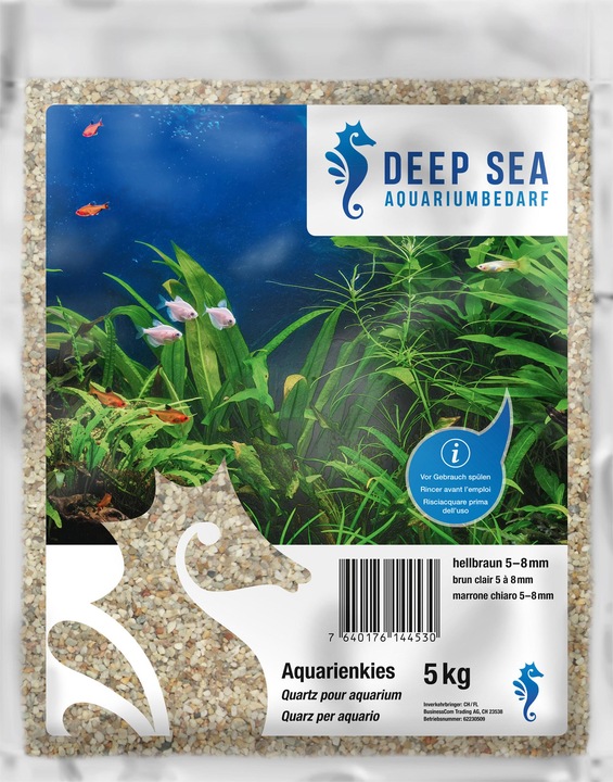Produktbild Deep Sea Aquariumkies hellbraun, 5-8mm (Bodengrund, Kies, sonstige Bauten)