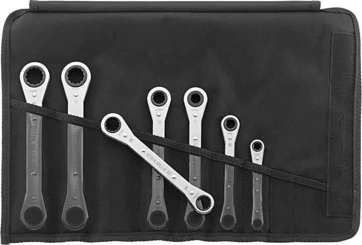 Stahlwille Double ratchet ring wrench set