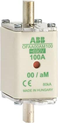 Produktbild ABB OFAA00AM125 NH-Sicherung NH 00 125A 690V AM 1SCA022701R1930 (125 A)