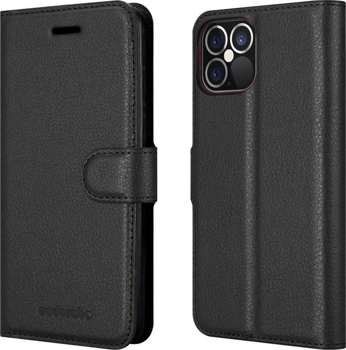Actual product image Cadorabo Book with stand function cover (Apple iPhone 12 Pro Max)