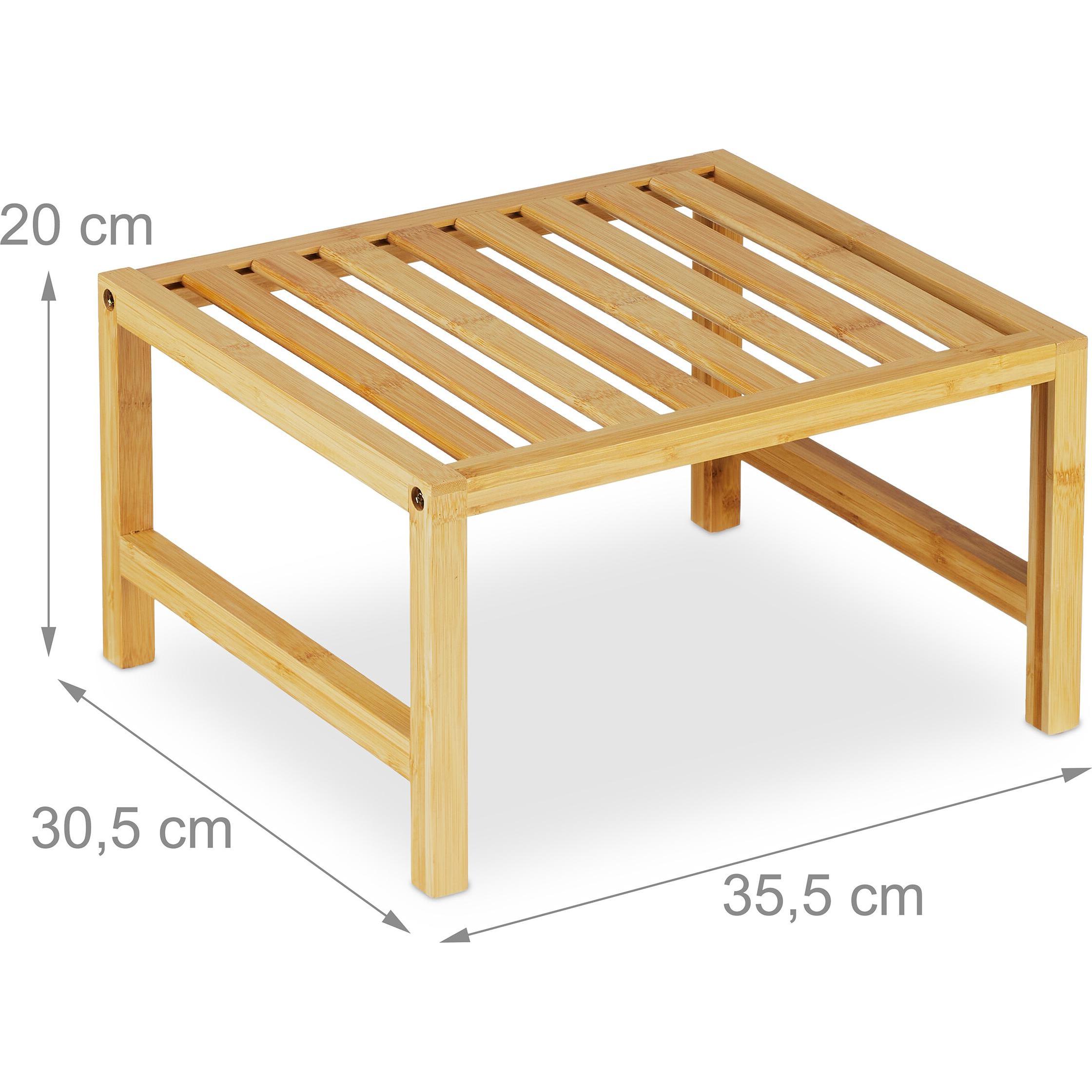 Thumbnail - Relaxdays 2x Schrankeinsatz, Küchen Organizer, Braun