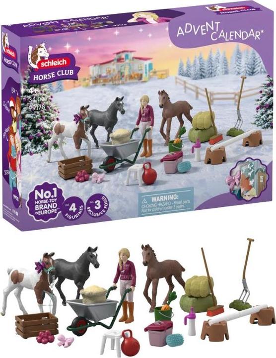 Immagine prodotto Schleich Horse Club - Allevamento del puledro del miracolo di Natale