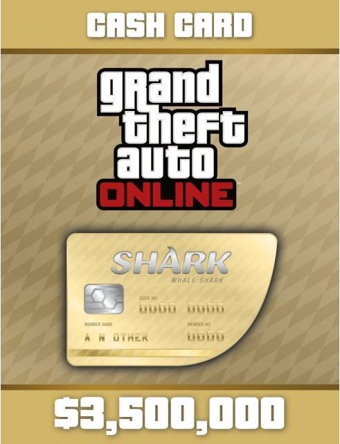 Produktbild Rockstar Grand Theft Auto Online: Whale Shark Cash Card (PC)