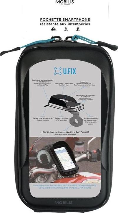 Actual product image Mobilis U.FIX, Mobile phone/Smartphone, Passive holder, Black