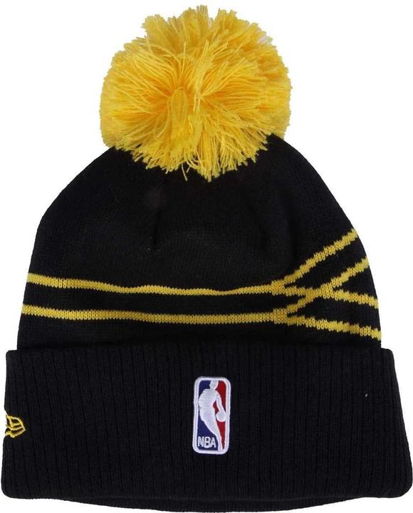 Actual product image New Era Mens NBA City Edition Golden State Warriors Knitted Bobble Beanie (One size)