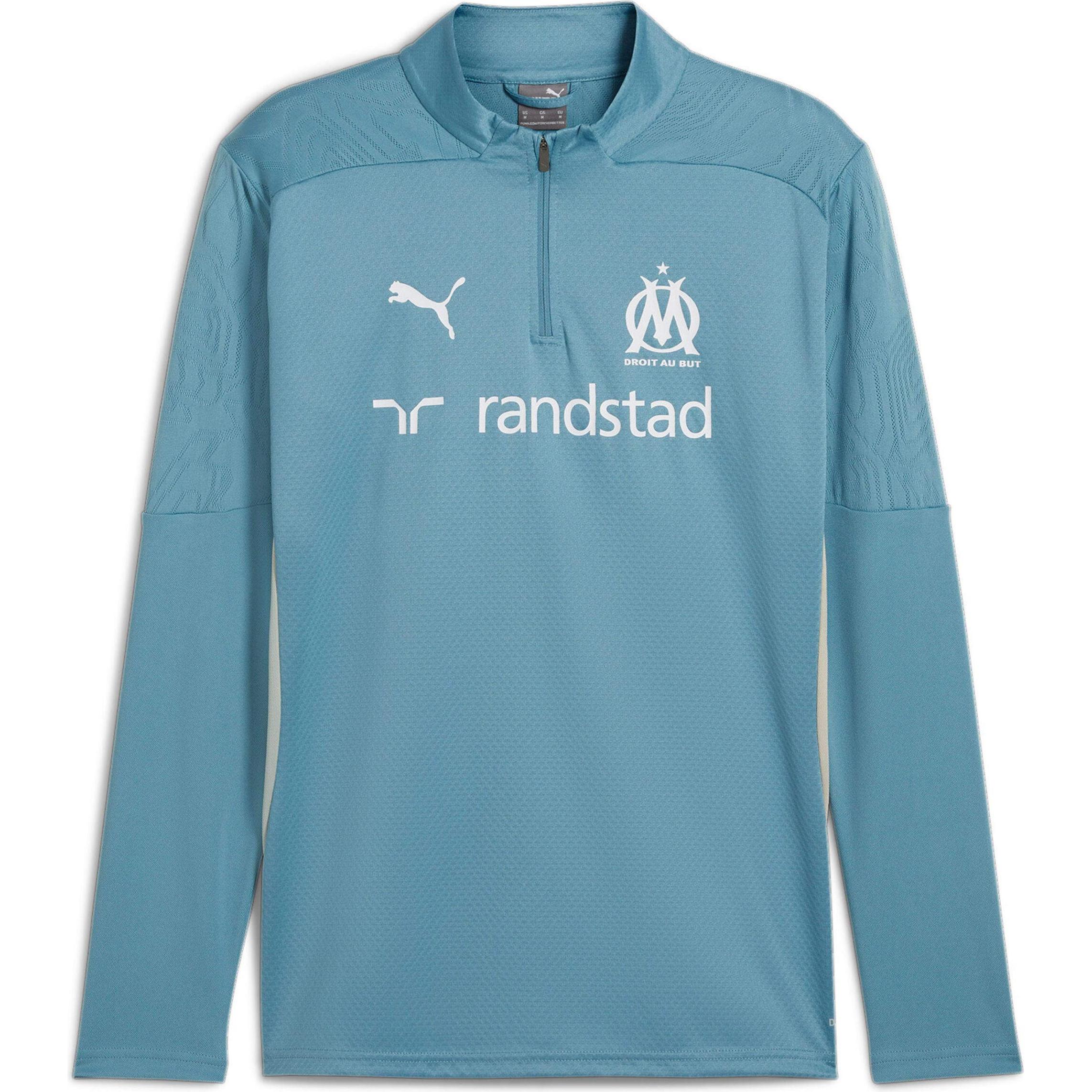 Puma, Herren, Sportshirt, 1/4-zip-trainingsoberteil om 2024/25 (XS), Blau, XS