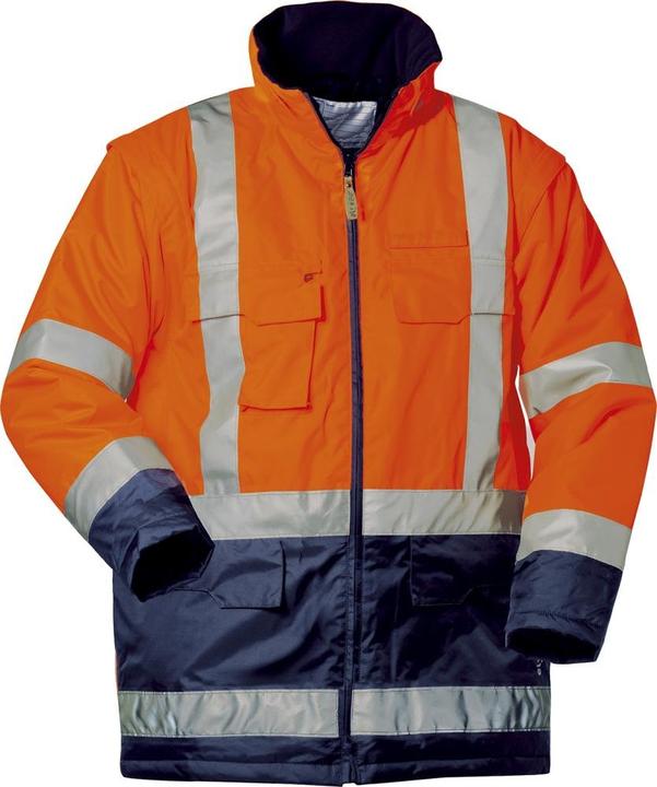 Actual product image Elysee High visibility parka Wallace size L orange/navy (L)