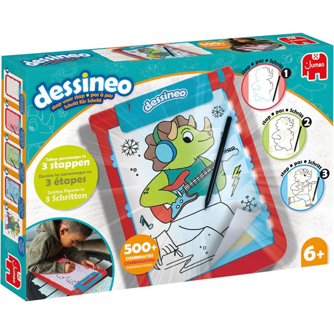 Jumbo Dessineo Charaktere Schritt für Schritt Zeichenbrett