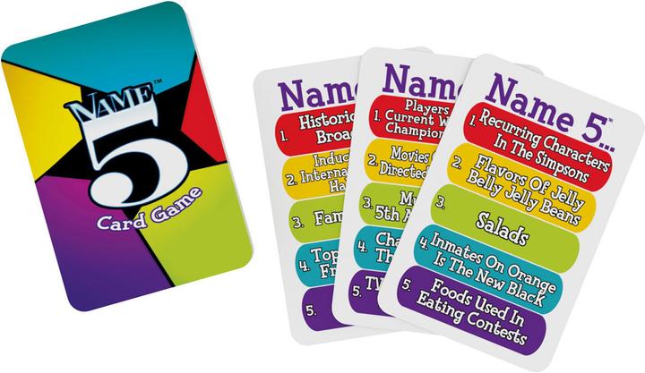 Produktbild Goliath Toys Nennen Sie 5 NL-Kartenspiel (2 - 5 Spieler)