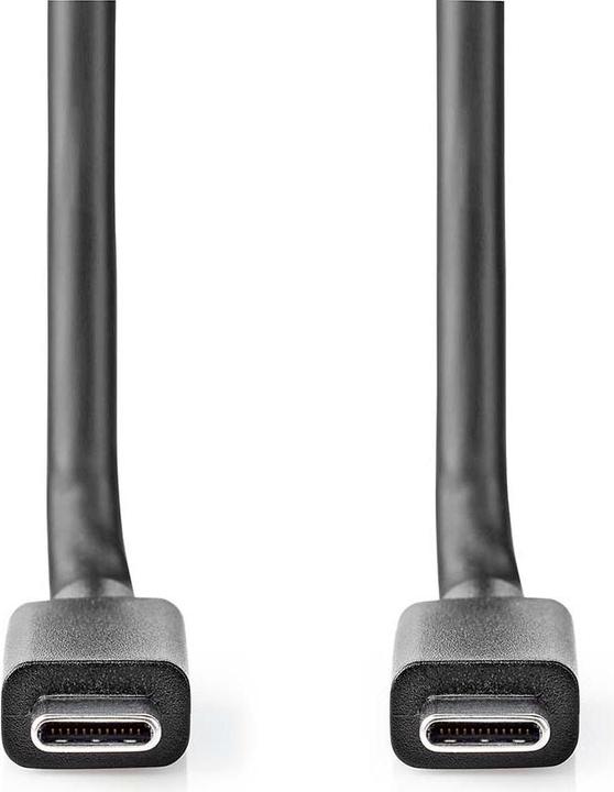 Produktbild Nedis USB-Kabel | USB 3.2 Gen 2x2 | USB-C™ Stecker | USB-C™ Stecker | 100 W | 4K@60Hz | 20 Gbps | Ve (1 m, USB 3.2 Gen 2x2, 100 W)