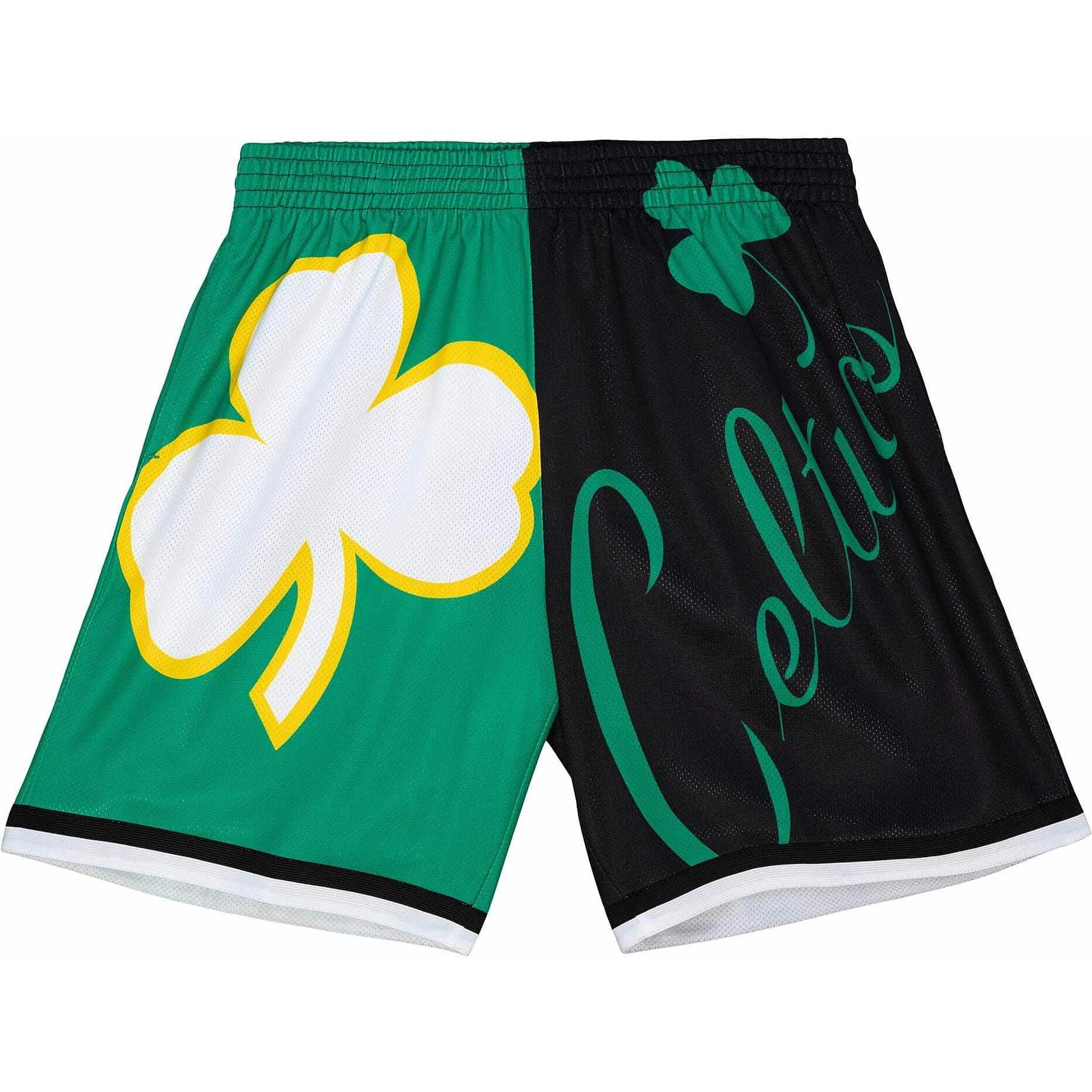 Mitchell & Ness, Herren, Shorts, M&N Big Face 5.0 Fashion Shorts Boston Celtics - XL, Mehrfarbig, (XL)
