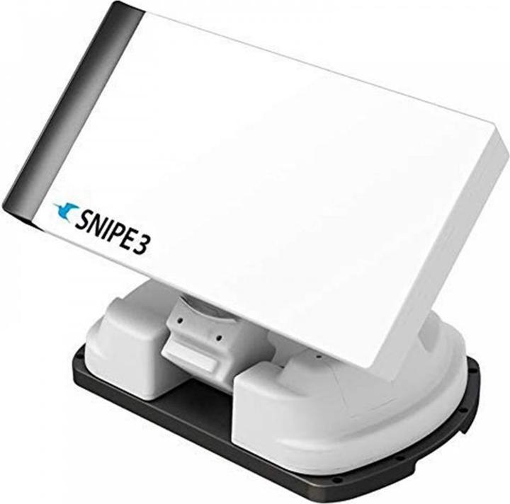 Selfsat Snipe V3 Twin black Line GPS Vollautomatische Satellitenantenne Skew Sat System Camping (Flachantenne, 33.70 dB, DVB-S / -S2)