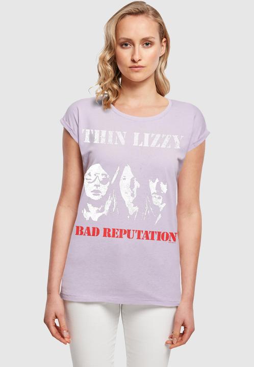 Produktbild Merchcode Ladies Thin Lizzy - TL Bad Reputation Extended Shoulder Tee - 181495 (M)