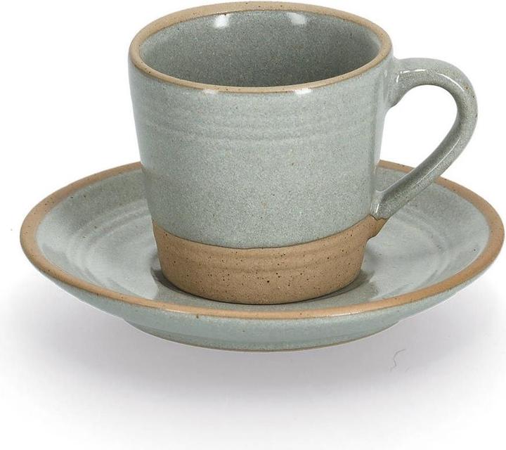 Produktbild Zeller Present Espresso-Set, 8-tlg., 60 ml, Steingut (60 ml, 8x)