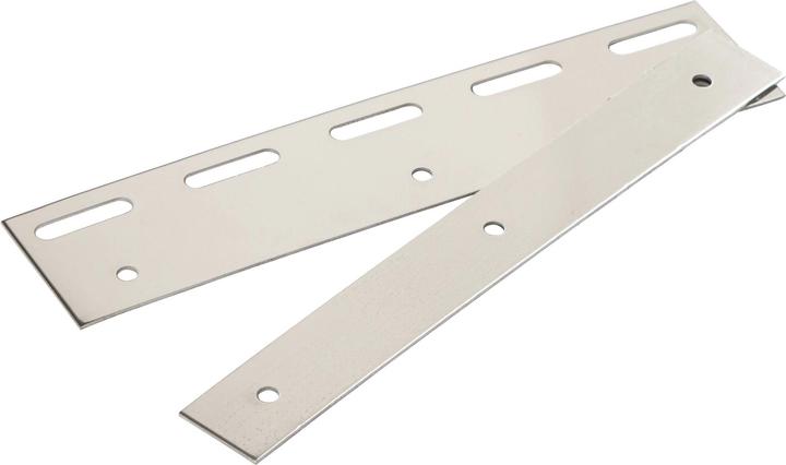 Clamp and pendant moulding 300mm stainless steel for PVC curtain