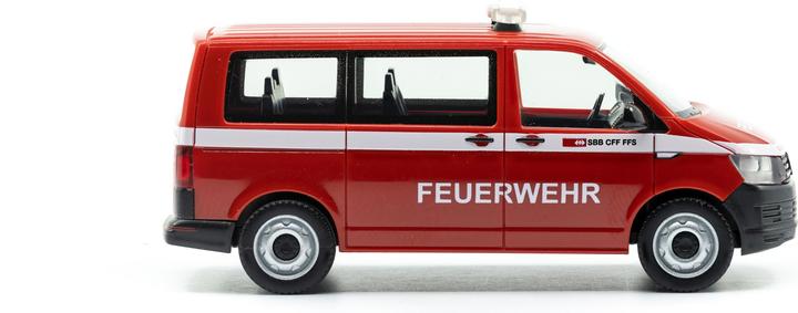 Produktbild Herpa VW T6 Transporter SBB Feuerwehr