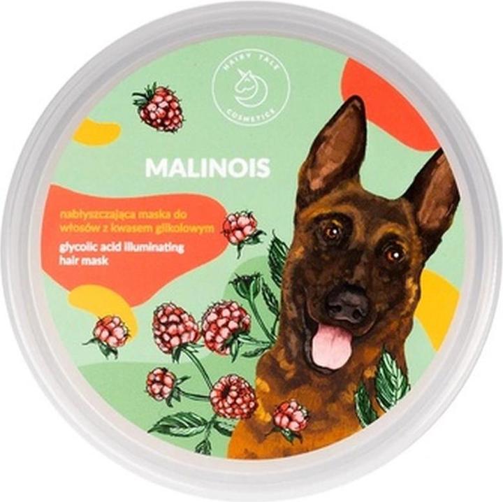 Actual product image Hairy Tale Malinois nabłyszczająca maska do włosów z kwasem glikolowym 200ml (200 ml)