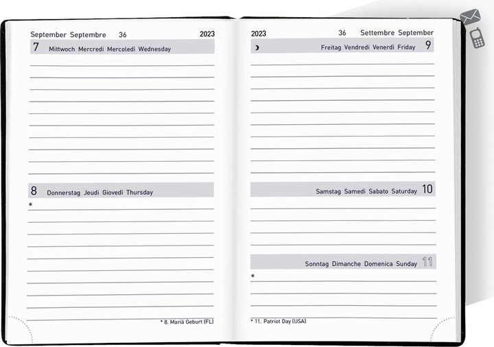 Produktbild Biella Taschenagenda Tell (8.5 x 12.5 cm)