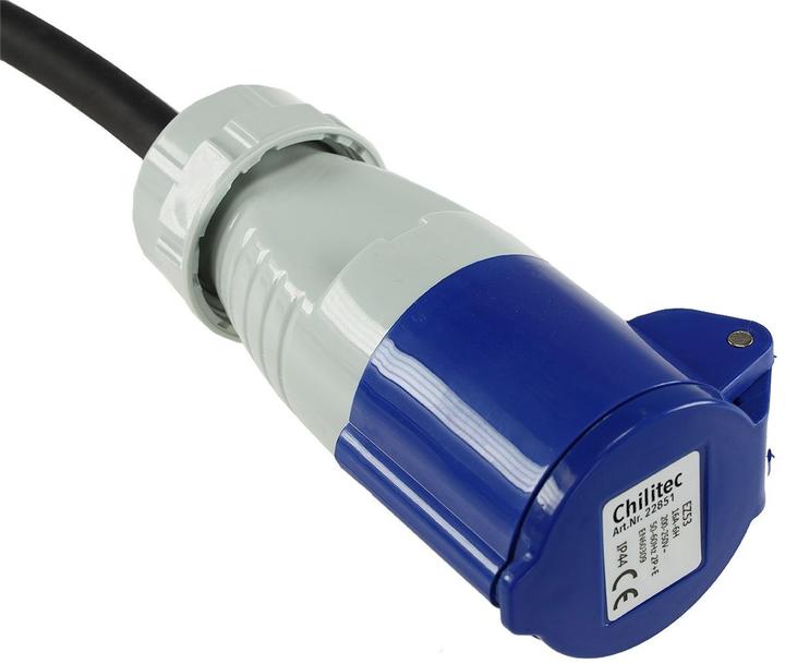 Actual product image Chilitec CEE-Adapter 22851, 0,35 m, CEE auf Schutzkontaktstecker (CEE 7/4)