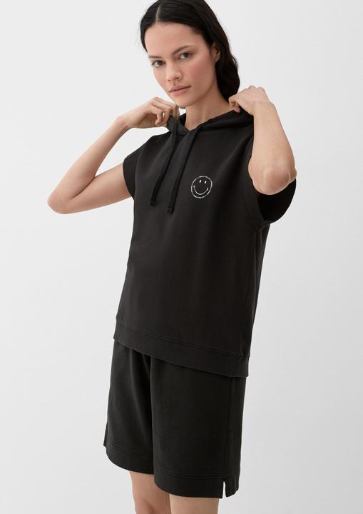 Actual product image s.Oliver Sweatshirt Kurzarm-Sweatshirt mit Smiley®-Print (36)