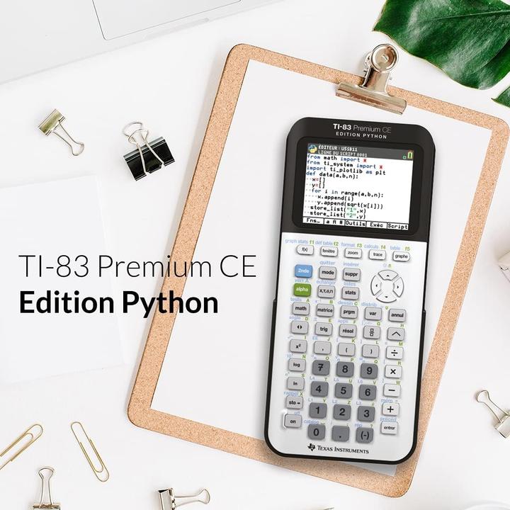 Actual product image TI 83 Premium Ce Python (Rechargeable battery)