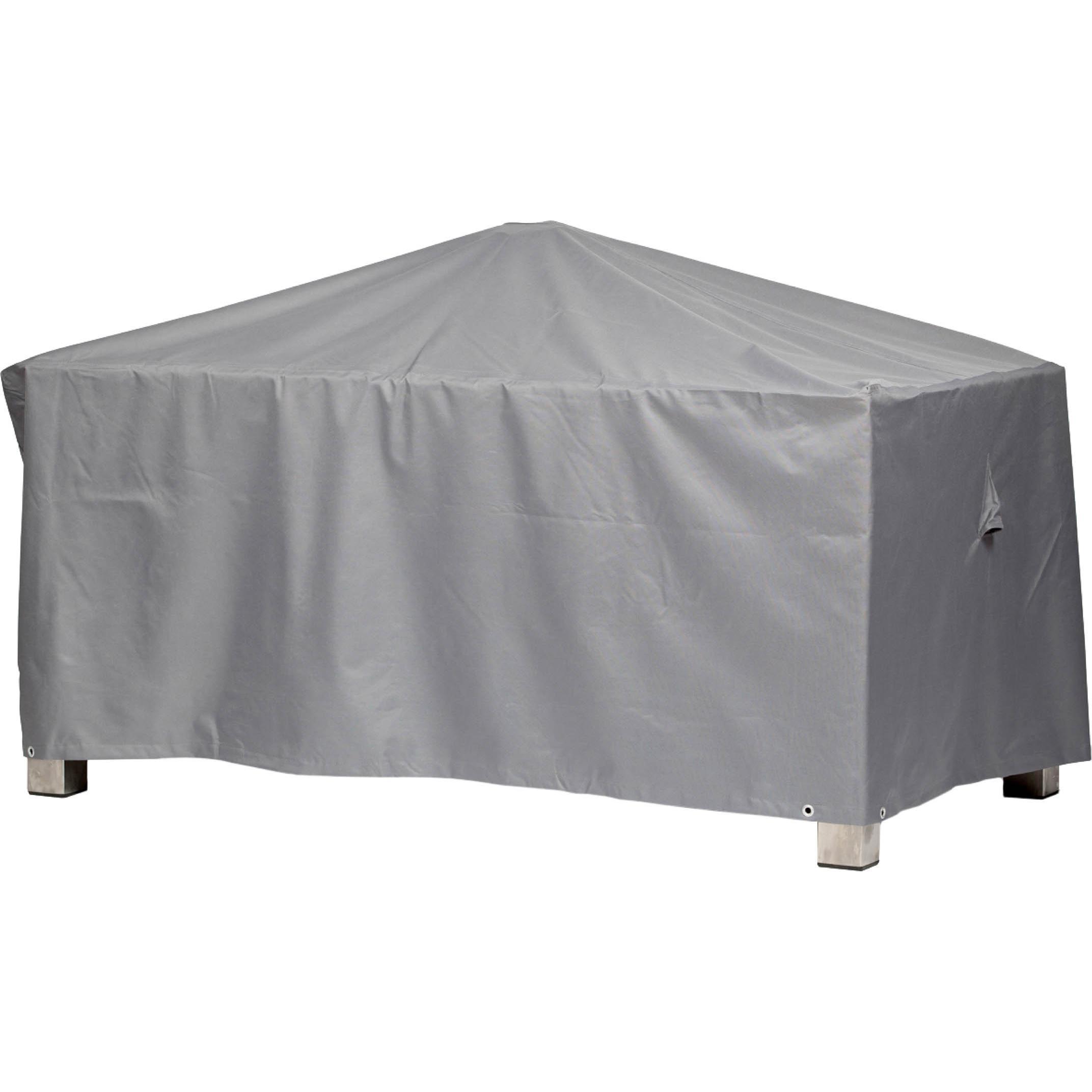 Mehr Garten, Wetterschutzhülle, Schutzhülle für rechteckigen Gartentisch 105 x 105 x 71 cm Polyester gewebt Oxford