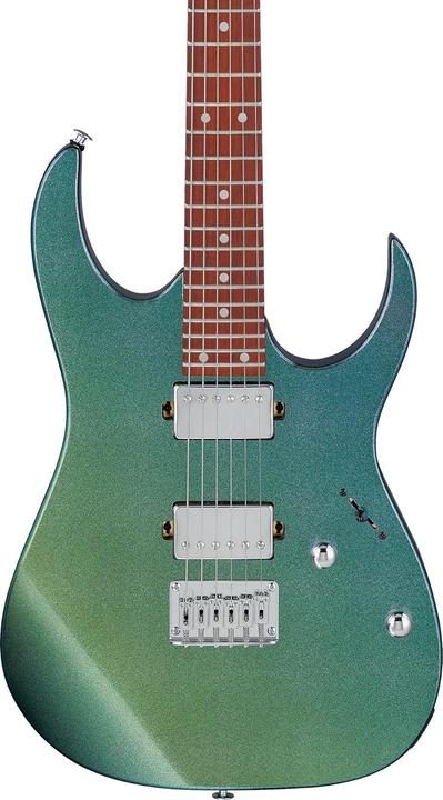 Image du produit Ibanez GRG121SP Vert Jaune Caméléon électrique gitaar (Guitare électrique)