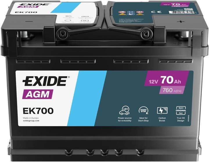 Produktbild Exide Start-Stop AGM (12 V, 70 Ah, 760 A)