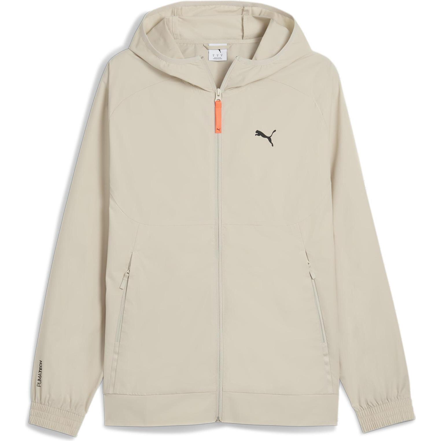 Puma, Herren, Laufjacke, PUMATECH Relaxed Track Jacket WV (M), Beige, M