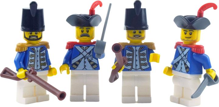 Immagine prodotto LEGO Minifigure Angolo Blu Soldati e Ufficiali Imperiali NUOVO! Quantità 4x