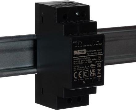 Produktbild RS PRO DIN-Schienen Netzteil, 90 264V ac, 24V / 1.25A