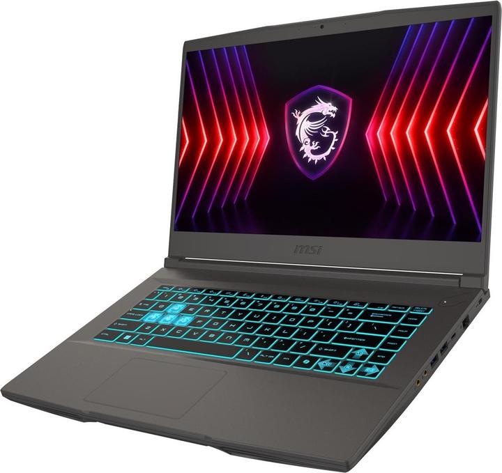 Image du produit MSI Thin 15 B13VF-2894 - 15,6" FHD 144Hz Display, Intel Core i7-13620H, 16GB RAM, 1TB SSD, NVIDIA RT (15.60", 1000 Go, 16 Go, DE, Intel Core i7-13620H)