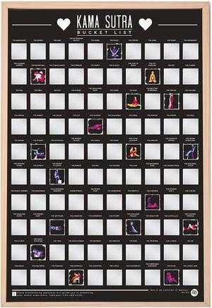 TOP 100 Kama Sutra Scratch Poster (Sonstiges, Englisch)