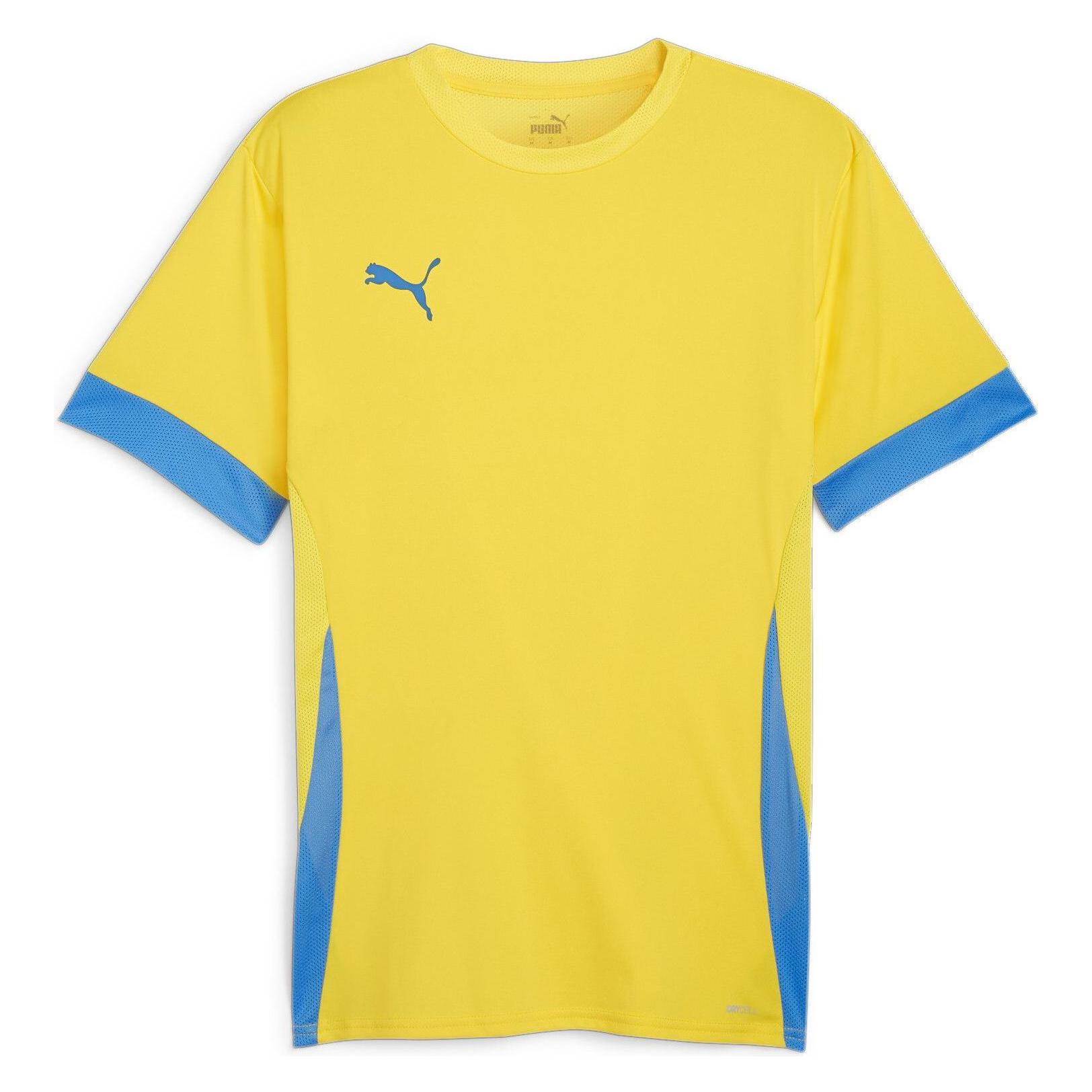 Puma, Mannen, Sportief Shirt, TeamGOAL Wedstrijd Jersey (Xxl), Geel, Xxl